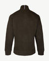 Brax - Vest Sheldon - met rits - Luxe sweat - Mosgroen