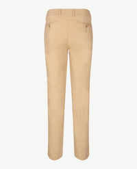 Brax - Thore - Herenbroek met elastiek rondom - Katoen - Zand