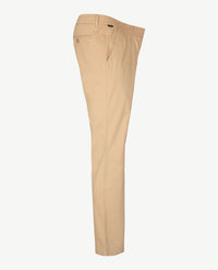 Brax - Thore - Herenbroek met elastiek rondom - Katoen - Zand