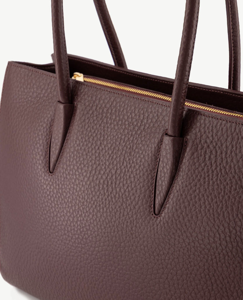 Tas - Caitlyn Big - Leer - Burgundy
