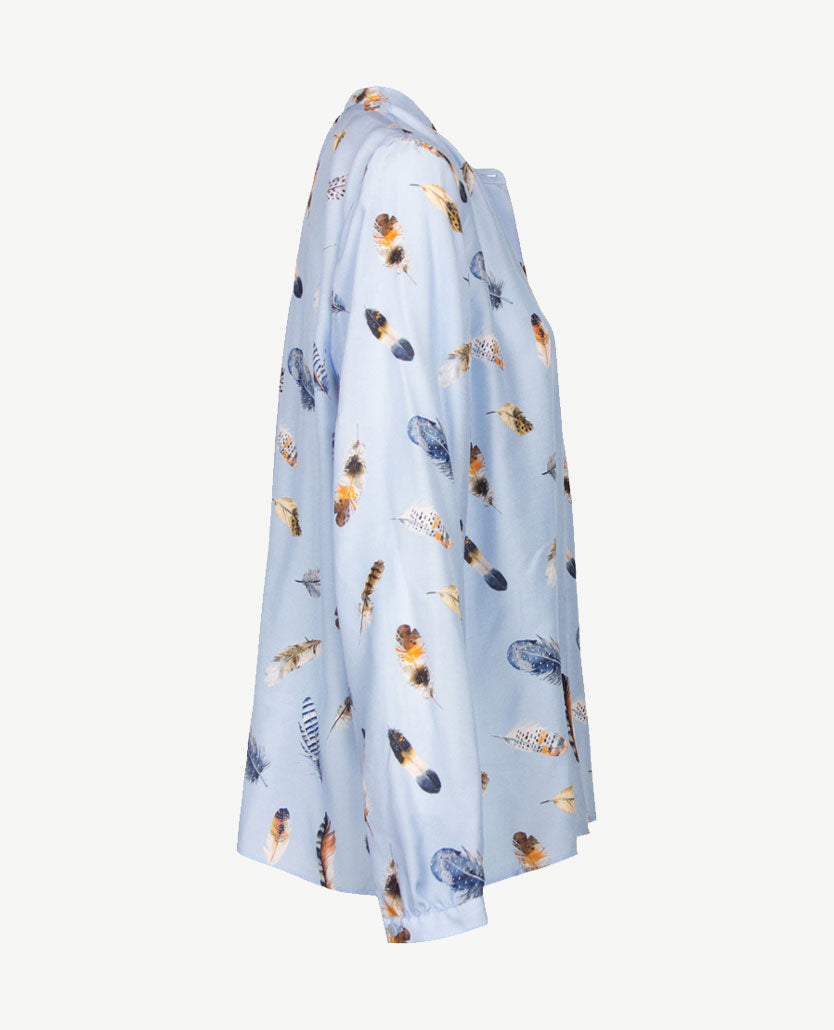 Eterna - Tuniekblouse - Veertje op blue basis