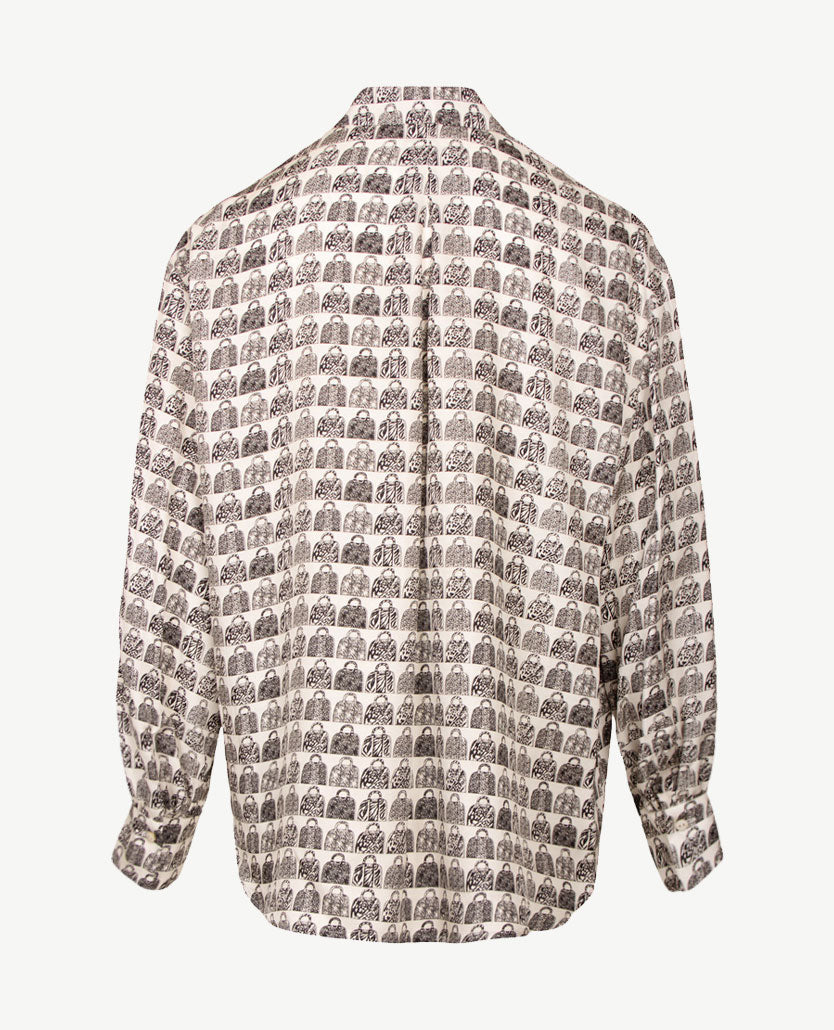 Eterna - Blouse - Tasjes zwart, antarciet en off-white