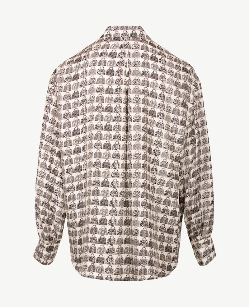 Eterna - Blouse - Tasjes zwart, antarciet en off-white