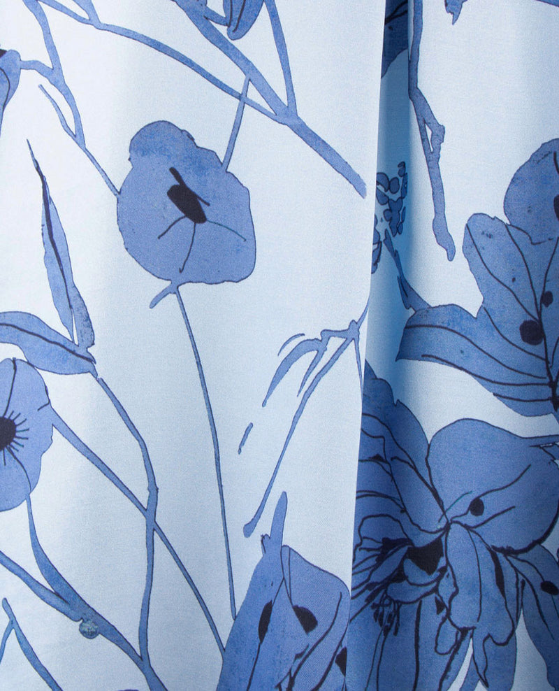 Eterna - Blouse - Bloem in blauwen