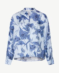 Eterna - Blouse - Bloem in blauwen