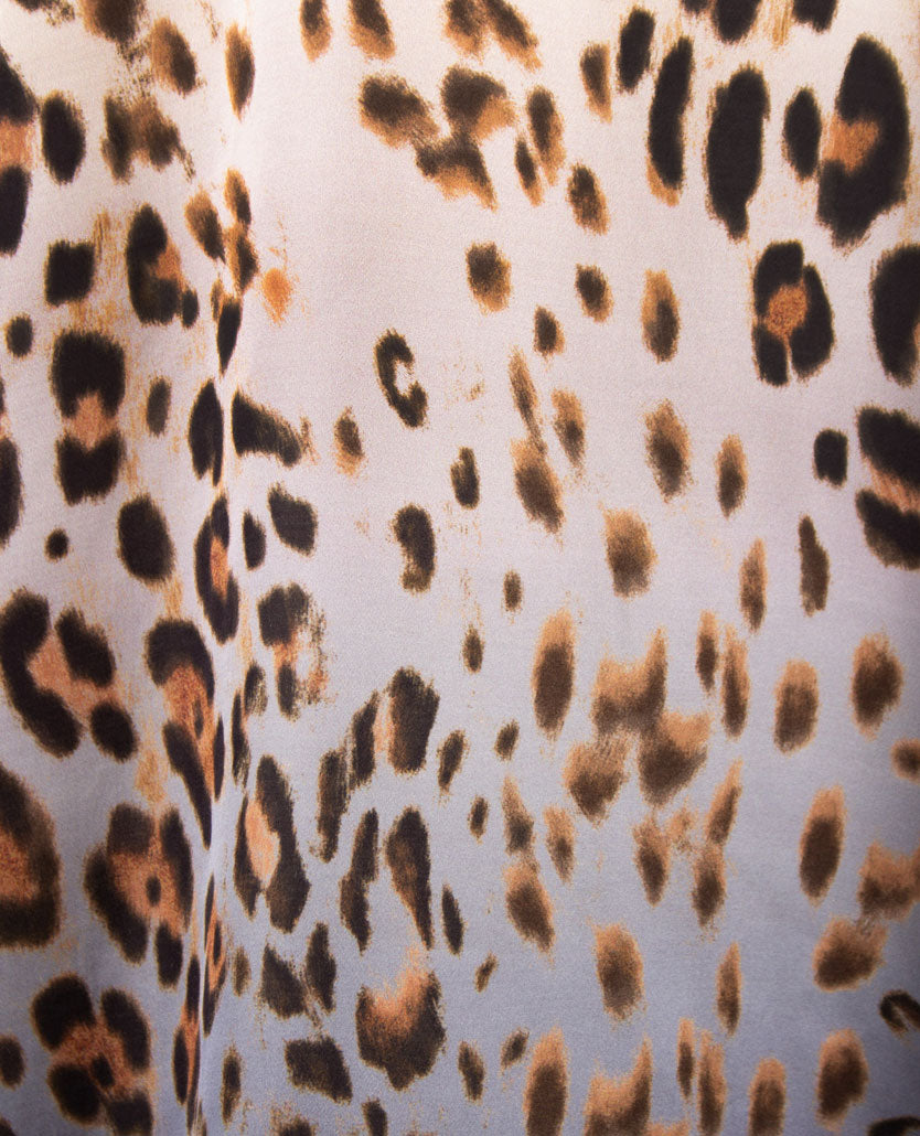 Eterna - Blouse - Leopard met beige en blue