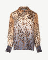 Eterna - Blouse - Leopard met beige en blue