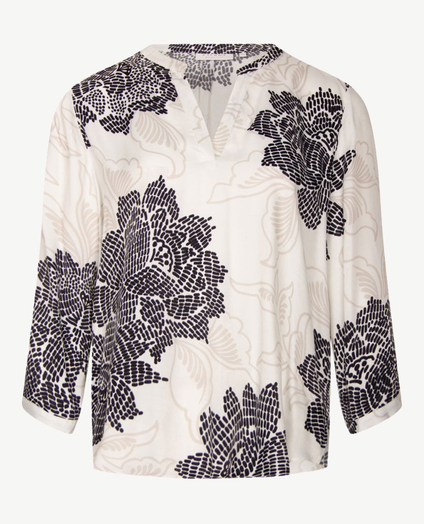 Tommy Hilfiger Relaxed fit linnen blouse met korte mouwen in ecru online kopen | P&C Tommy Hilfiger Relaxed fit linnen blouse met korte mouwen in ecru online kopen | P&C