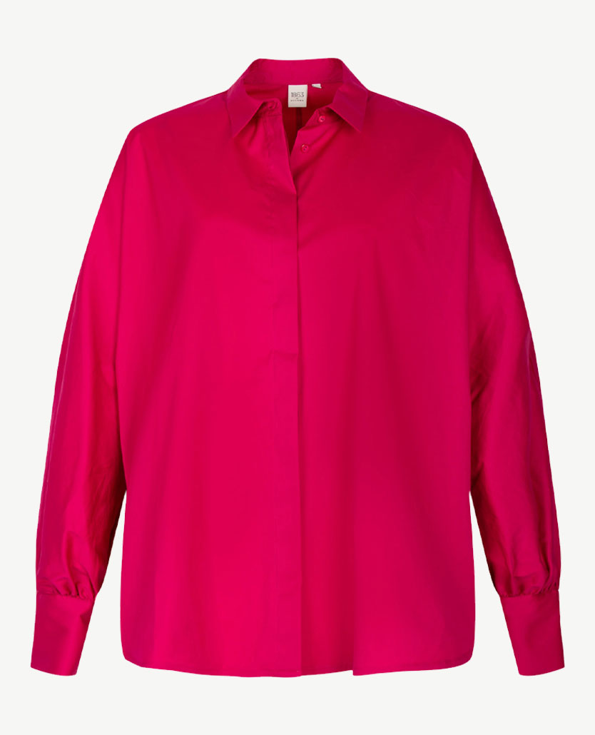 Eterna - Oversized blouse - Poplin - Cyclaam