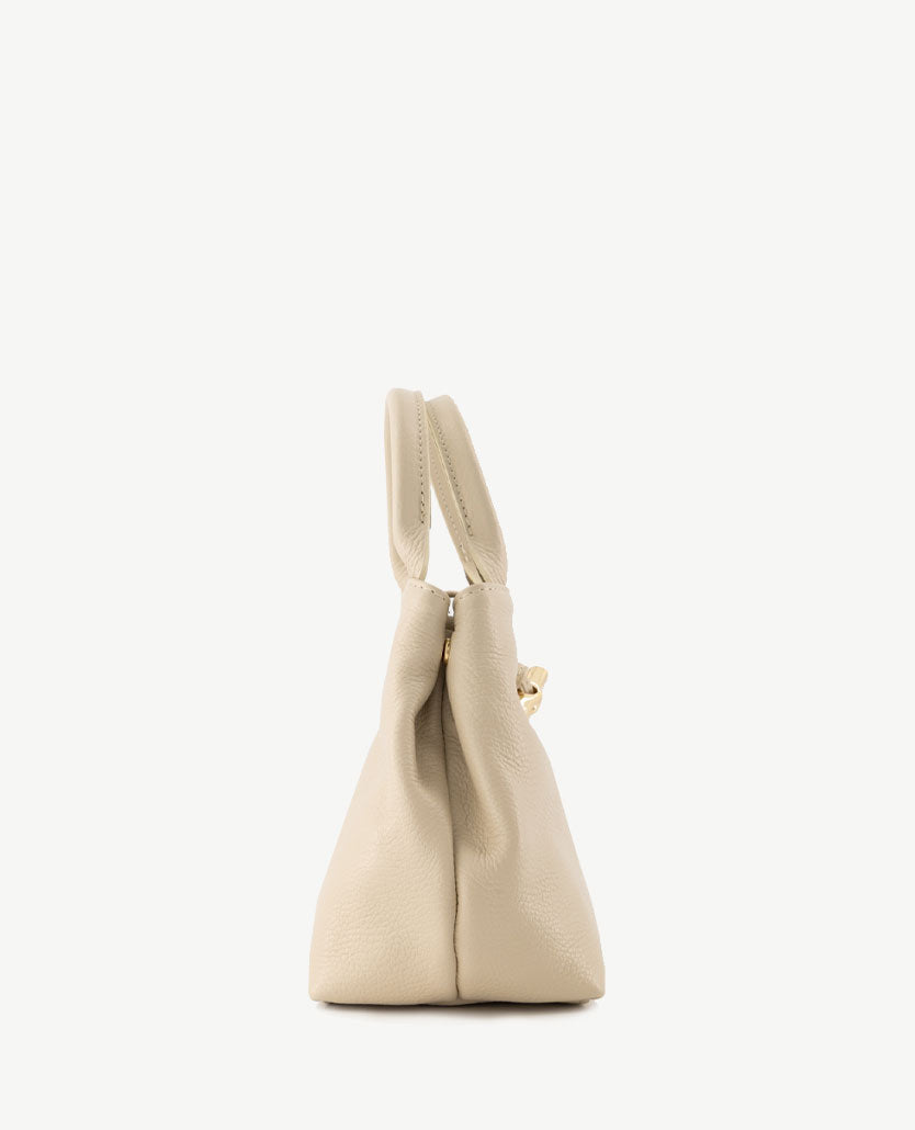 Tas - Felicity - Leer - Licht Beige