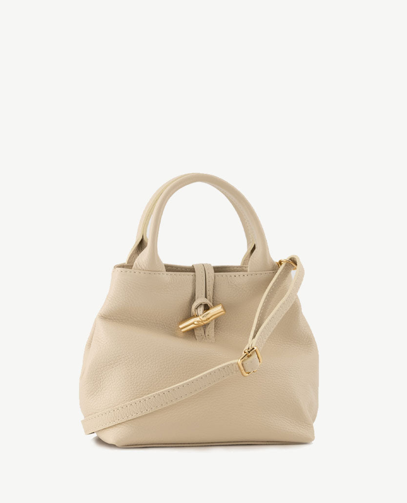 Tas - Felicity - Leer - Licht Beige