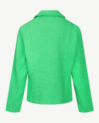 Frank Walder - Vestjasje met kraag - Fringe - smaragd