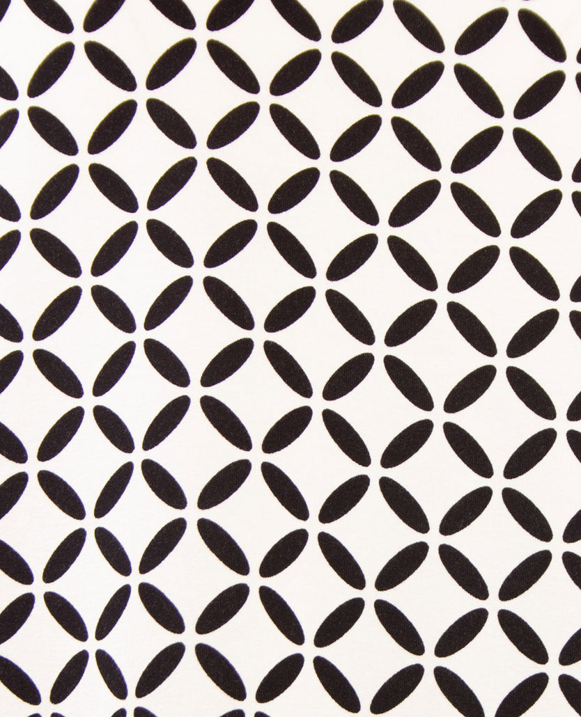 Frank Walder - Tuniektop - Dessin zwart en off-white