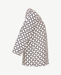 Frank Walder - Tuniektop - Dessin zwart en off-white