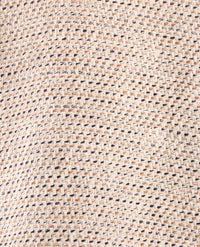 Frank Walder - Vestjasje met rits en zakjes - Caramel met glans, night blue met off-white