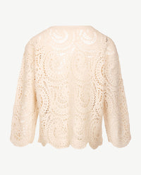 Frank Walder - Vestjasje - Ajour - Off-white