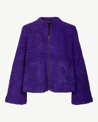 Frank Walder - Vestjasje dames met rits en zakjes - Midnight violet