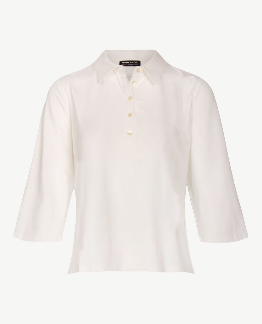 Frank Walder - Polo - Traveljersey - Off-white