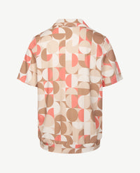Frank Walder - Polo - Grafisch, peach, zand, beige en off-white