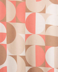 Frank Walder - Polo - Grafisch, peach, zand, beige en off-white