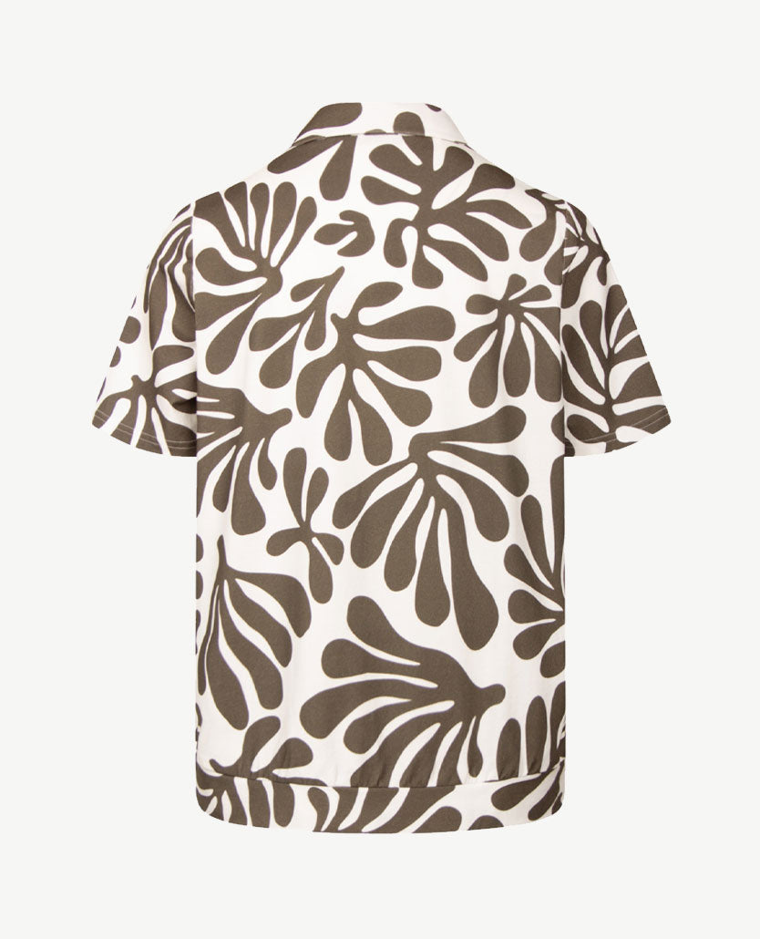 Frank Walder - Polo - Kakhi met off-white