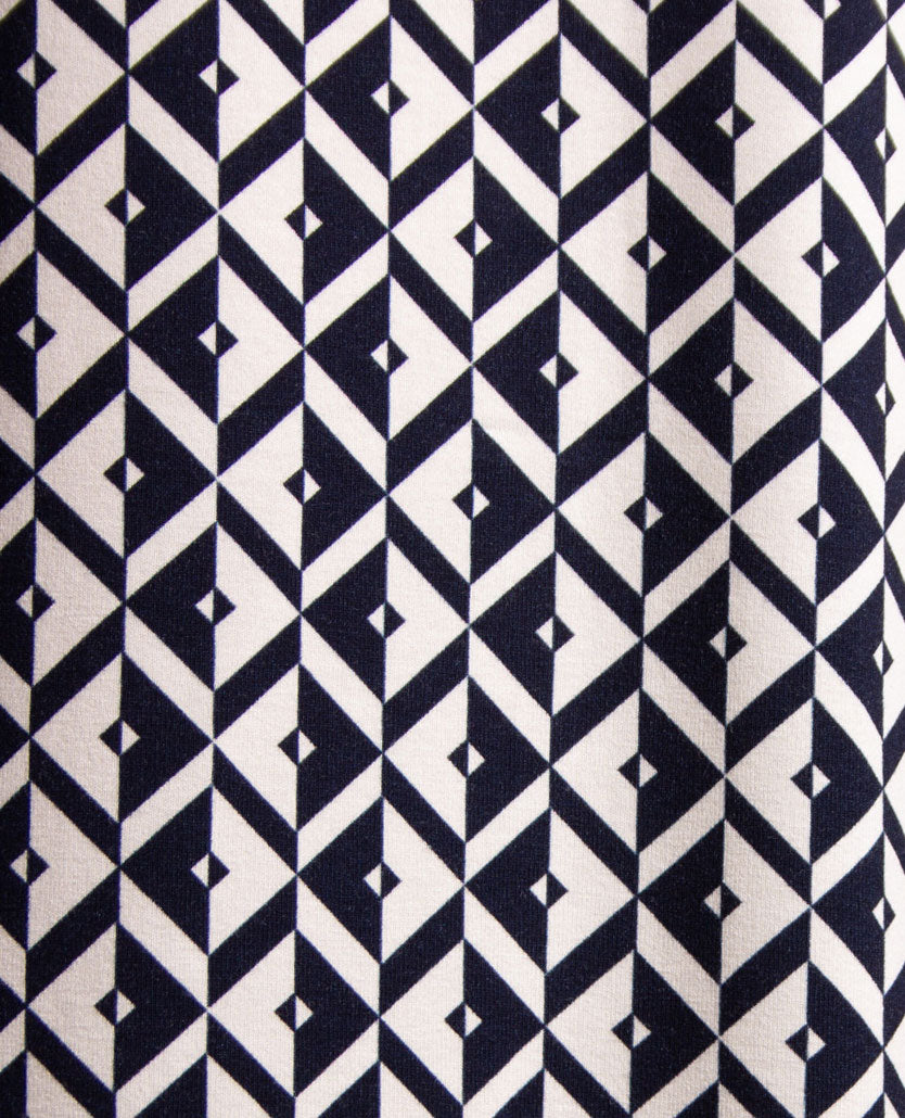 Frank Walder - Polo - Navy en off-white