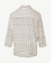 Frank Walder - Damespolo - Nopje zwart en off-white