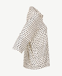 Frank Walder - Damespolo - Nopje zwart en off-white