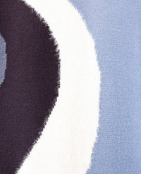 Frank Walder - Damespullover - Gebreid - Navy met blauwen en cream