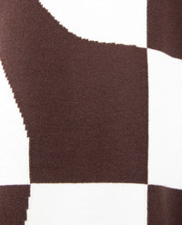 Frank Walder - Damespullover - Gebreid - Cream met choco