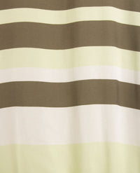 Frank Walder  - Blouson - Streep lime, khaki en off-white