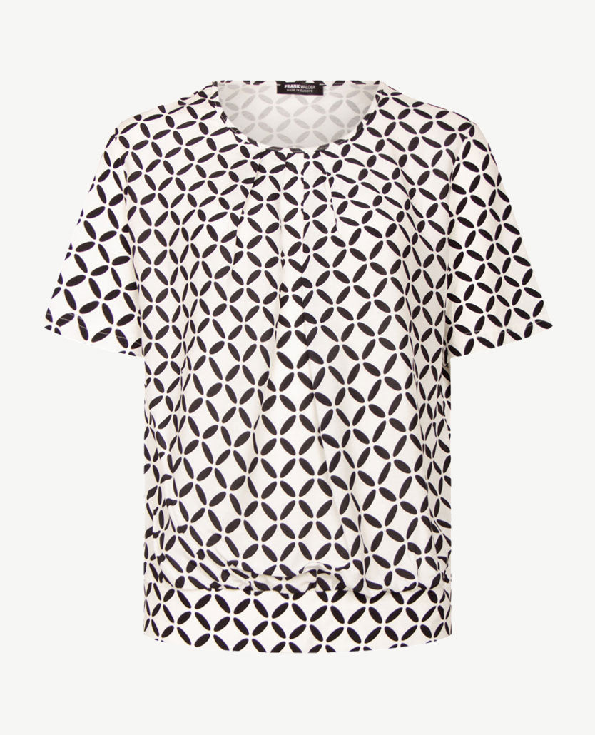 Frank Walder  - Blouson - Zwart met off-white