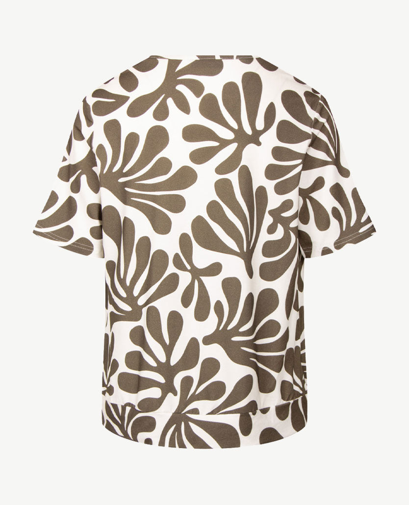 Frank Walder  - Blouson - Khaki met off-white