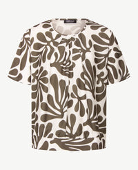 Frank Walder  - Blouson - Khaki met off-white