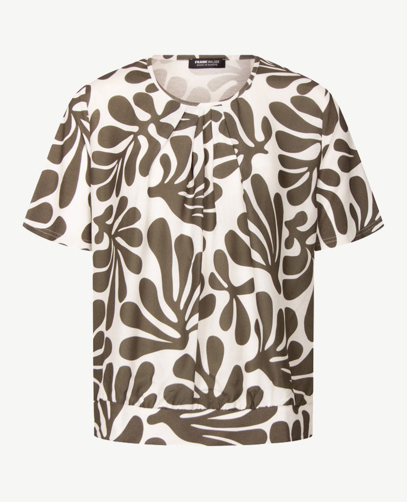 Frank Walder  - Blouson - Khaki met off-white