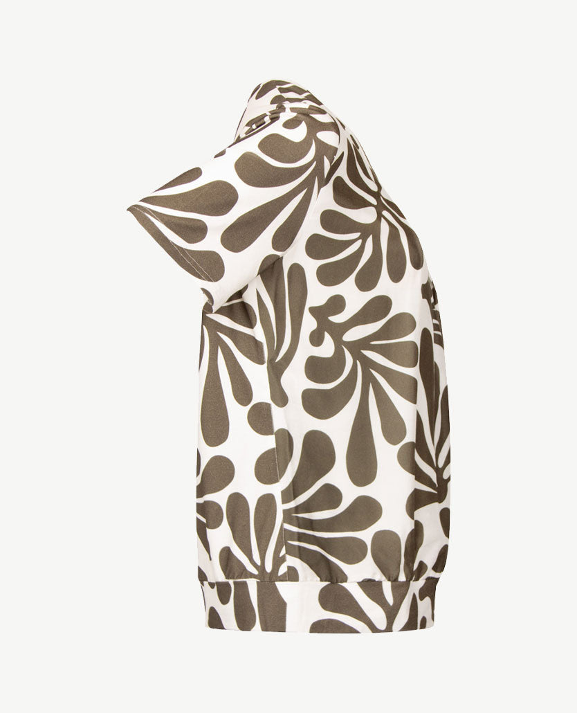 Frank Walder  - Blouson - Khaki met off-white