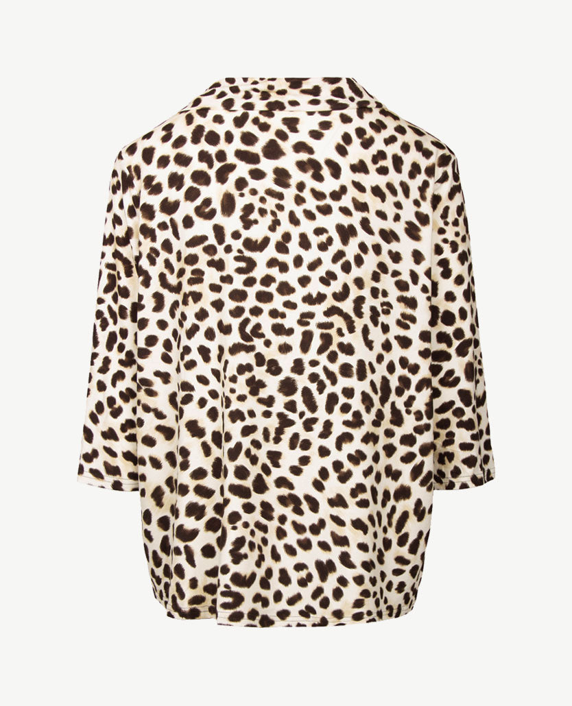 Frank Walder - Top dames met kraag - Leopard