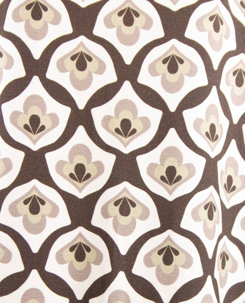 Frank Walder - Blouson - Dessin met groen, truffel en beige