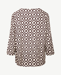Frank Walder - Top - Dessin choco met cream
