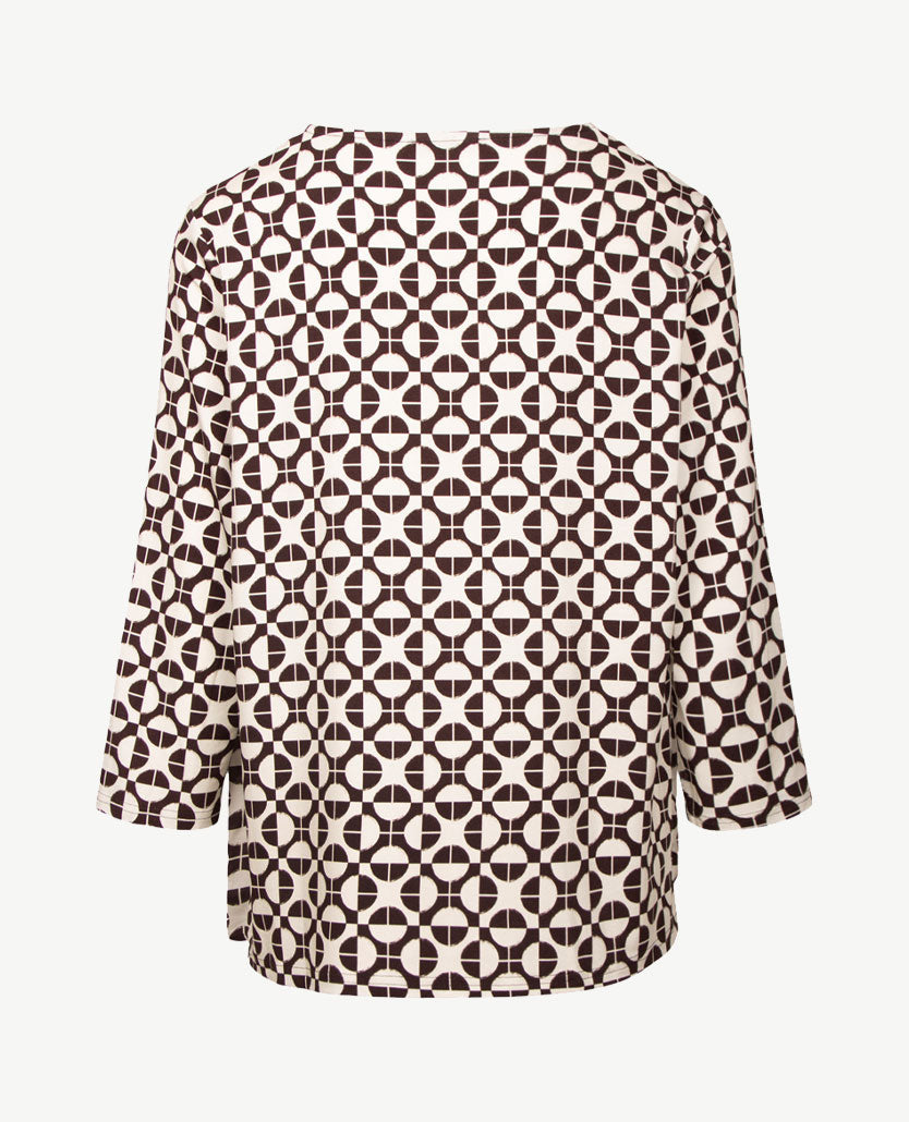 Frank Walder - Top - Dessin choco met cream