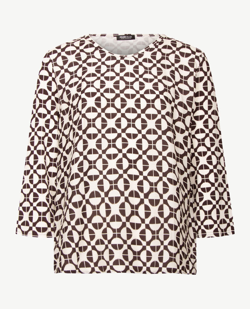 Frank Walder - Top - Dessin choco met cream