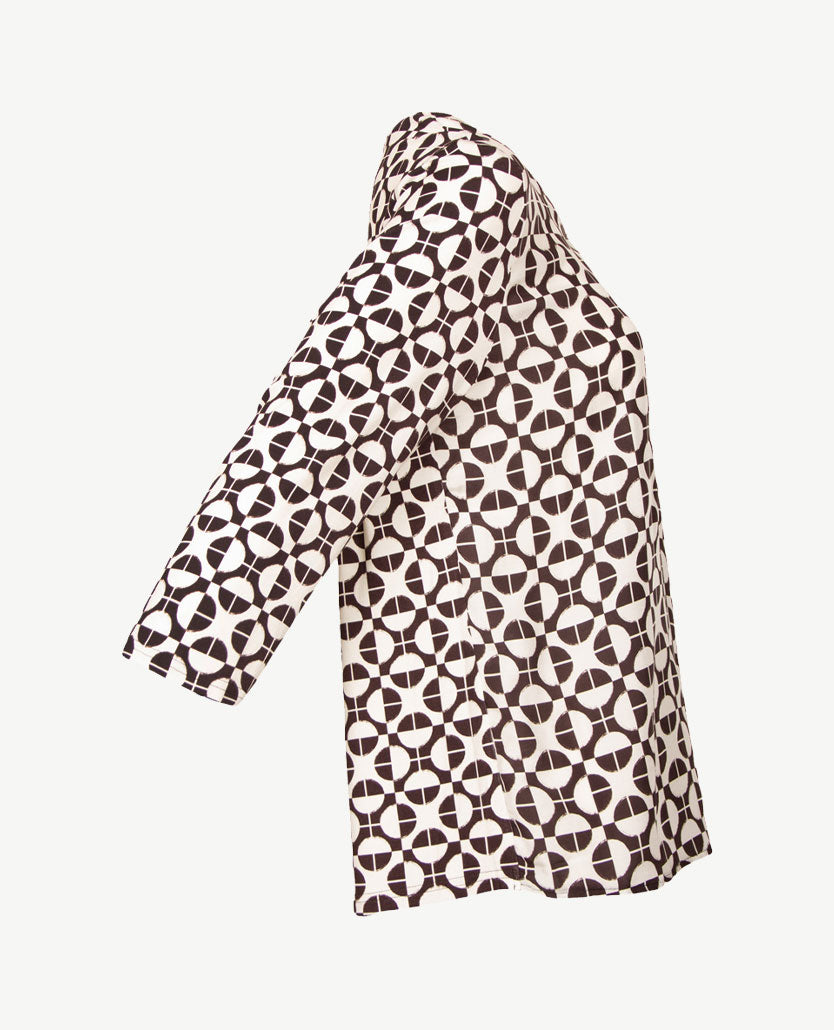 Frank Walder - Top - Dessin choco met cream