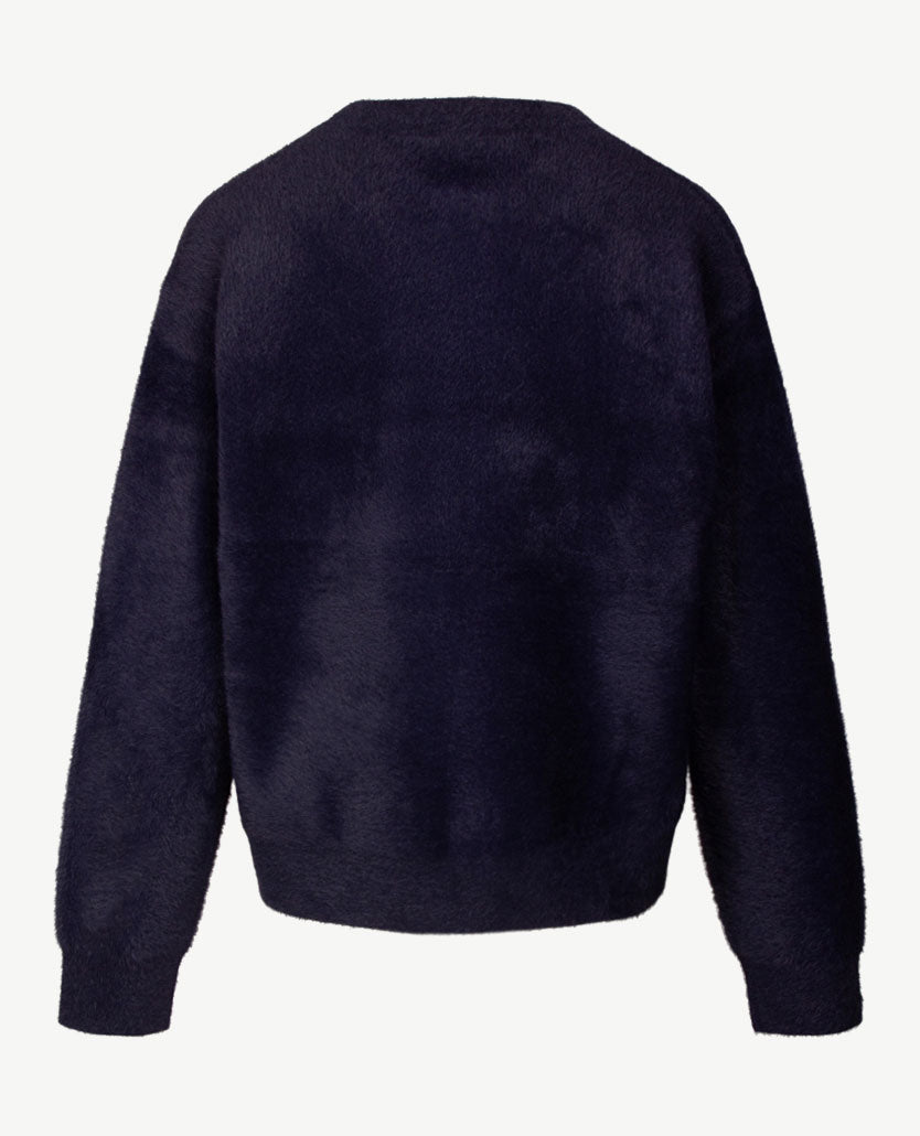 Frank Walder - Vestjasje dames met rits - Gebreid - Navy