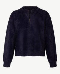 Frank Walder - Vestjasje dames met rits - Gebreid - Navy