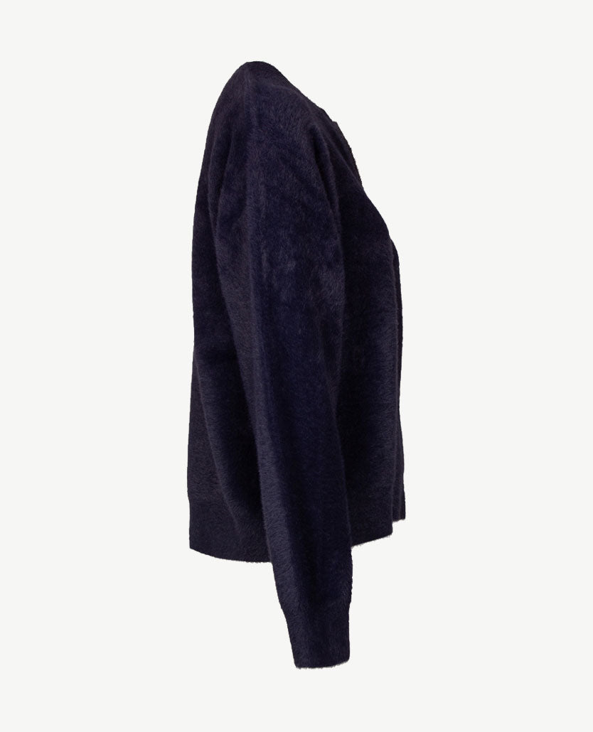 Frank Walder - Vestjasje dames met rits - Gebreid - Navy