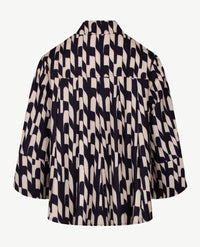 Frank Walder - Vestjasje - Navy met beige