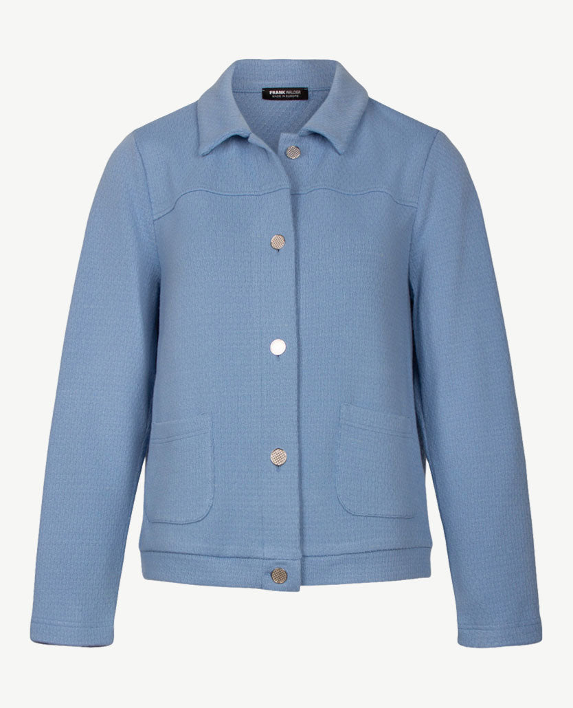 Frank Walder - Vestjasje met knopen - Ice blue