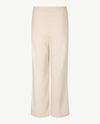 Frank Walder - Pantalon Mia straight - Elastiek rondom - Korte lengte - Ribcorduroy - Off-white