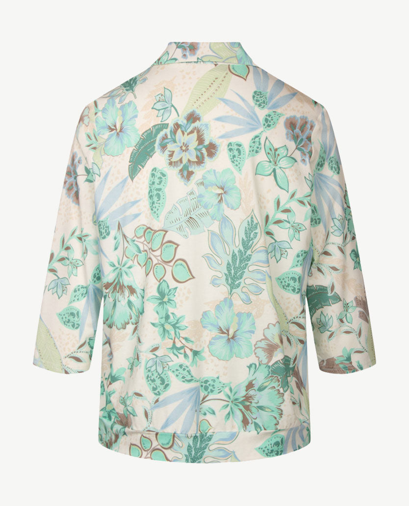 Frank Walder - Polo - Groen met taupe en wit