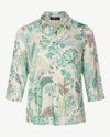 Frank Walder - Polo - Groen met taupe en wit